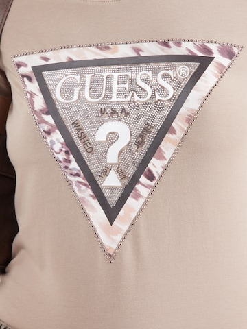 Maglietta di GUESS in marrone