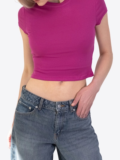 BROKE + SCHÖN Shirt 'Weiches Crop T-Shirt' in XS in Magenta, Item view