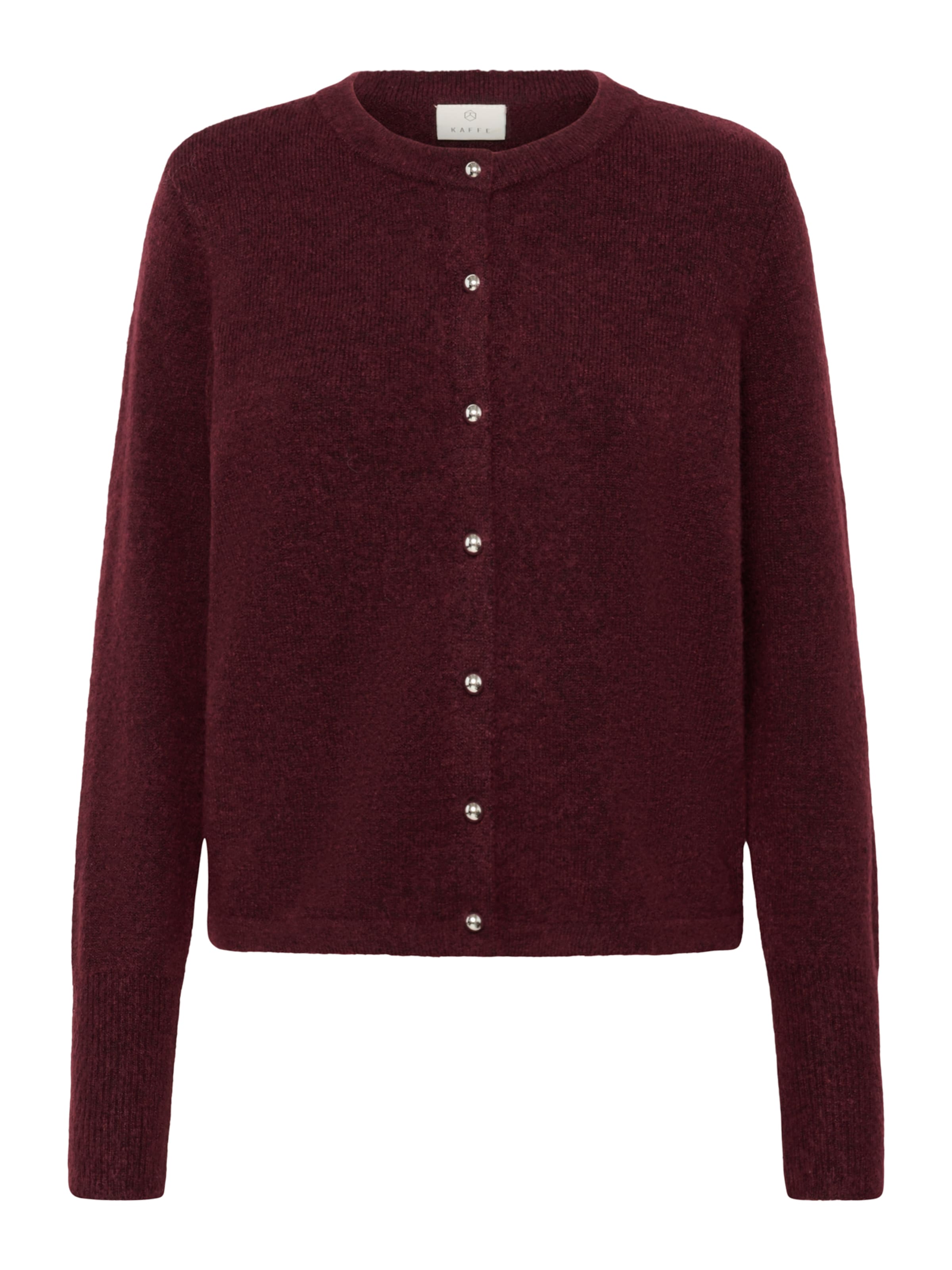 Kaffe Strickjacke 'KANiel' in Rot: Vorderseite