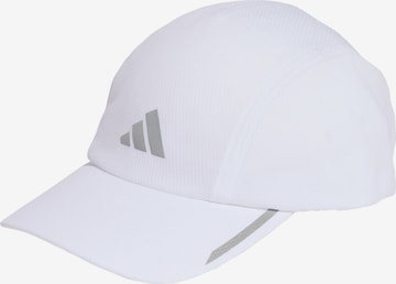 ADIDAS PERFORMANCE Athletic Cap in White: front