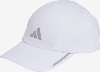 Sportinė kepurė 'RUNNING MESH 4 PANEL CAP' iš ADIDAS PERFORMANCE, spalva – sidabro pilka / balta, Prekių apžvalga