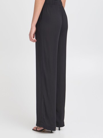 Wide leg Pantaloni 'ICHMarrakech' di ICHI in nero
