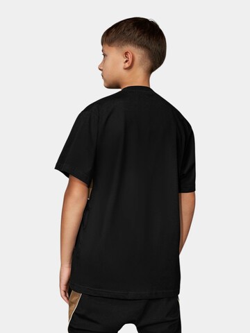Made By Society Shirt 'Made by Society T-Shirt - T36691' in Zwart