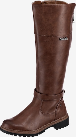 ambellis Boots in Brown: front