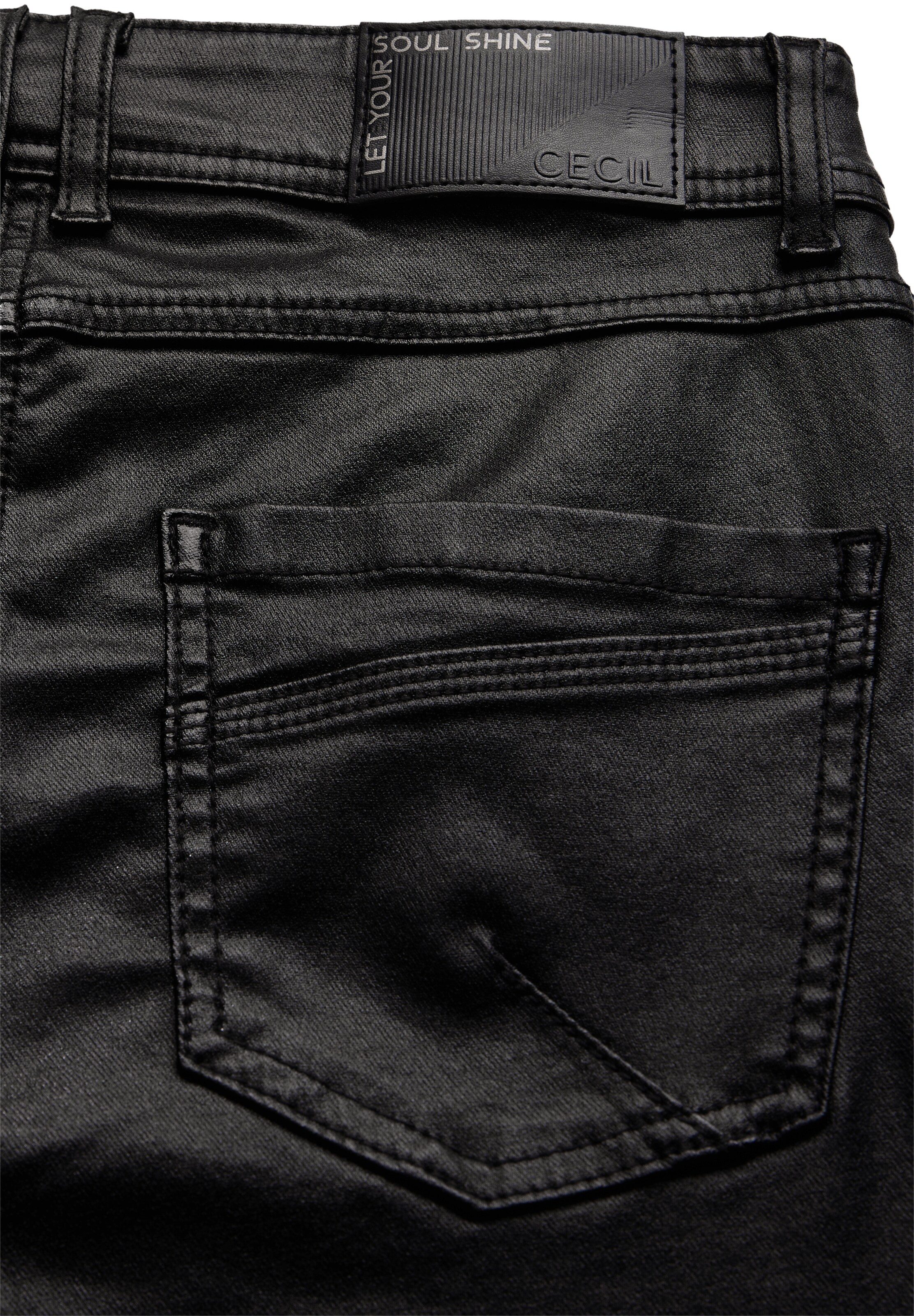 STREET ONE Slim fit Pants in Black
