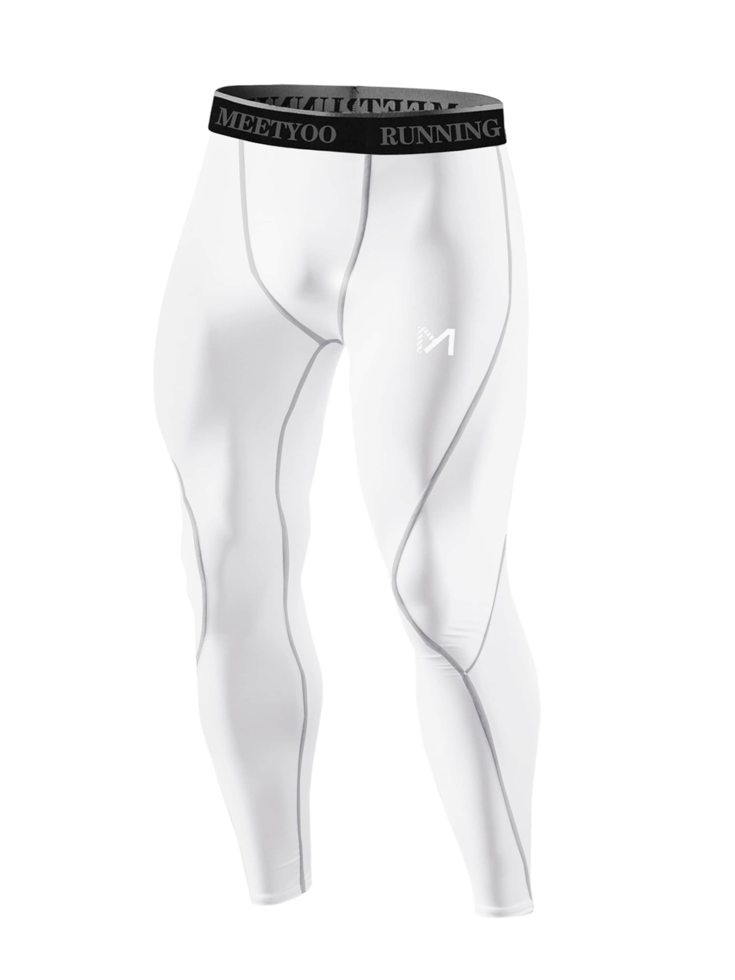 Coupe slim Pantalon de sport MEETWEE en blanc : devant