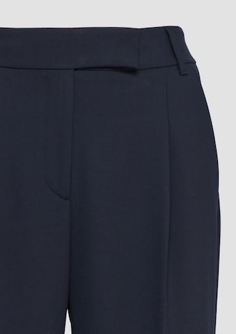 s.Oliver BLACK LABEL Wide leg Pantalon in Blauw