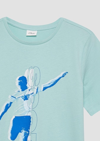 T-Shirt s.Oliver en bleu