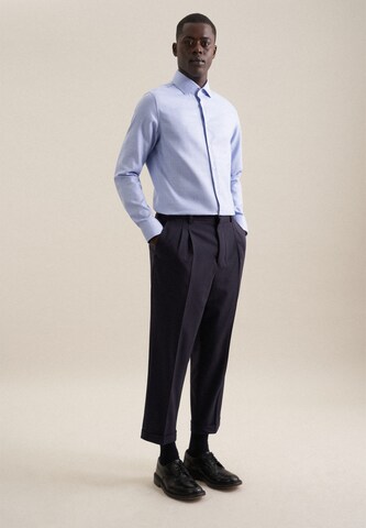 SEIDENSTICKER Slim Fit Hemd 'SMART CLASSICS' in Blau