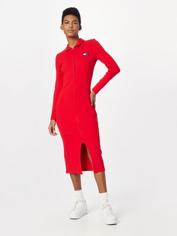 Tommy Jeans Dress in Red: front