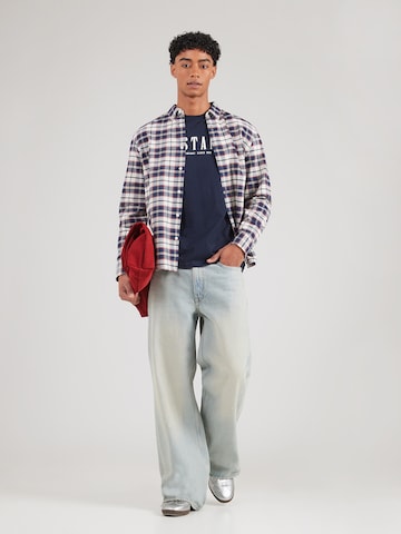 Tricou 'Asheville' de la MUSTANG pe albastru