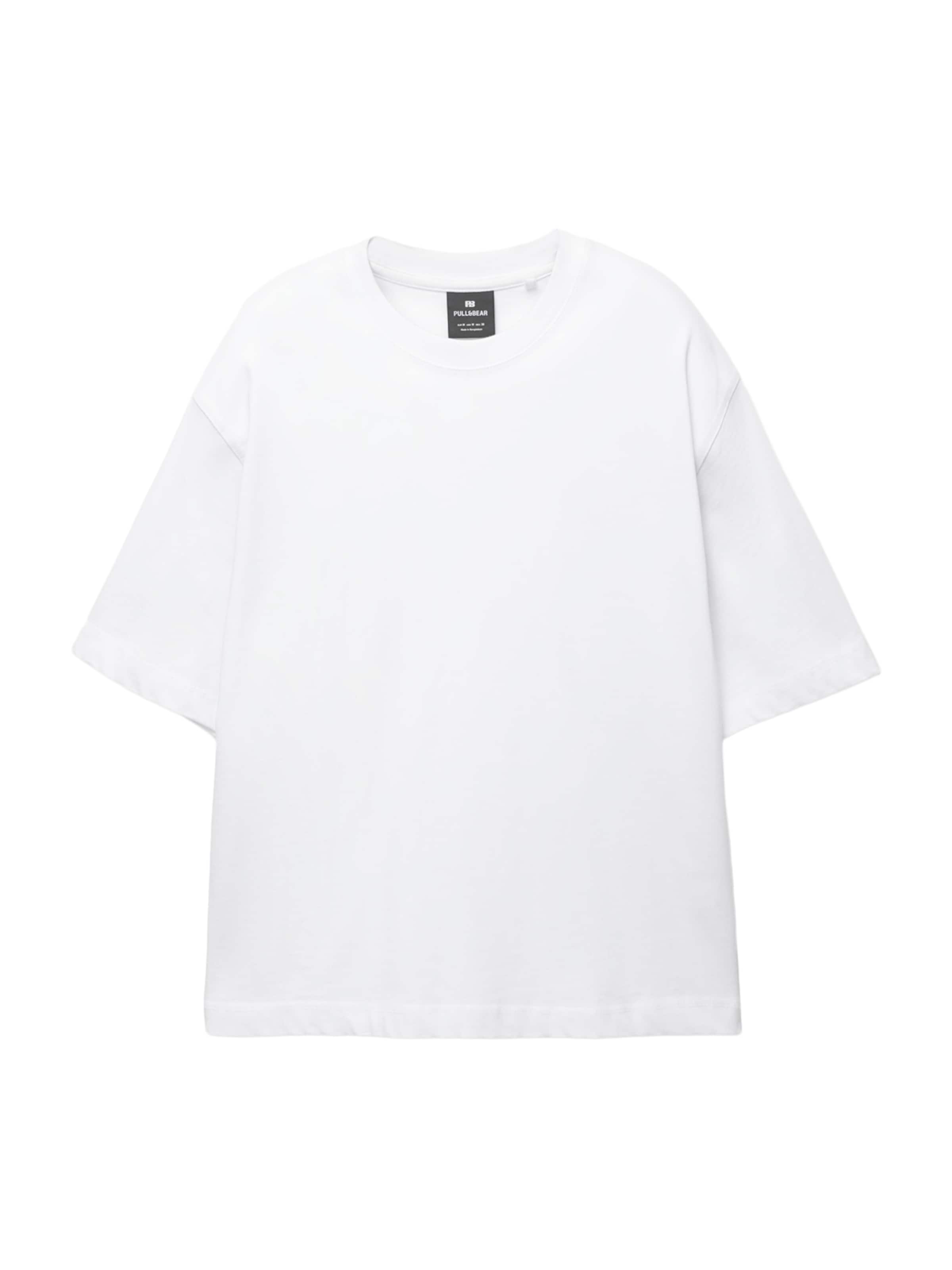 Pull&Bear Tričko - Biela: predná strana