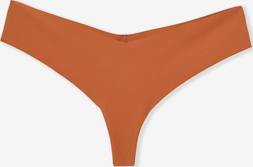 ETAM Thong 'Pure Invisible' in Beige: front