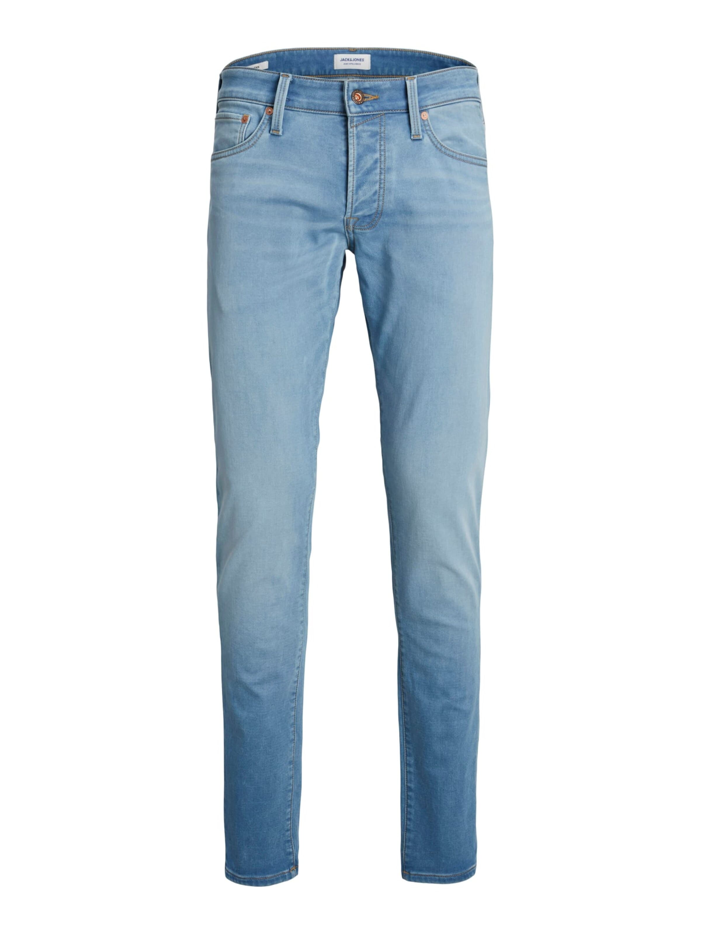JACK & JONES Baggy Jeans 'glenn' in Blue: front