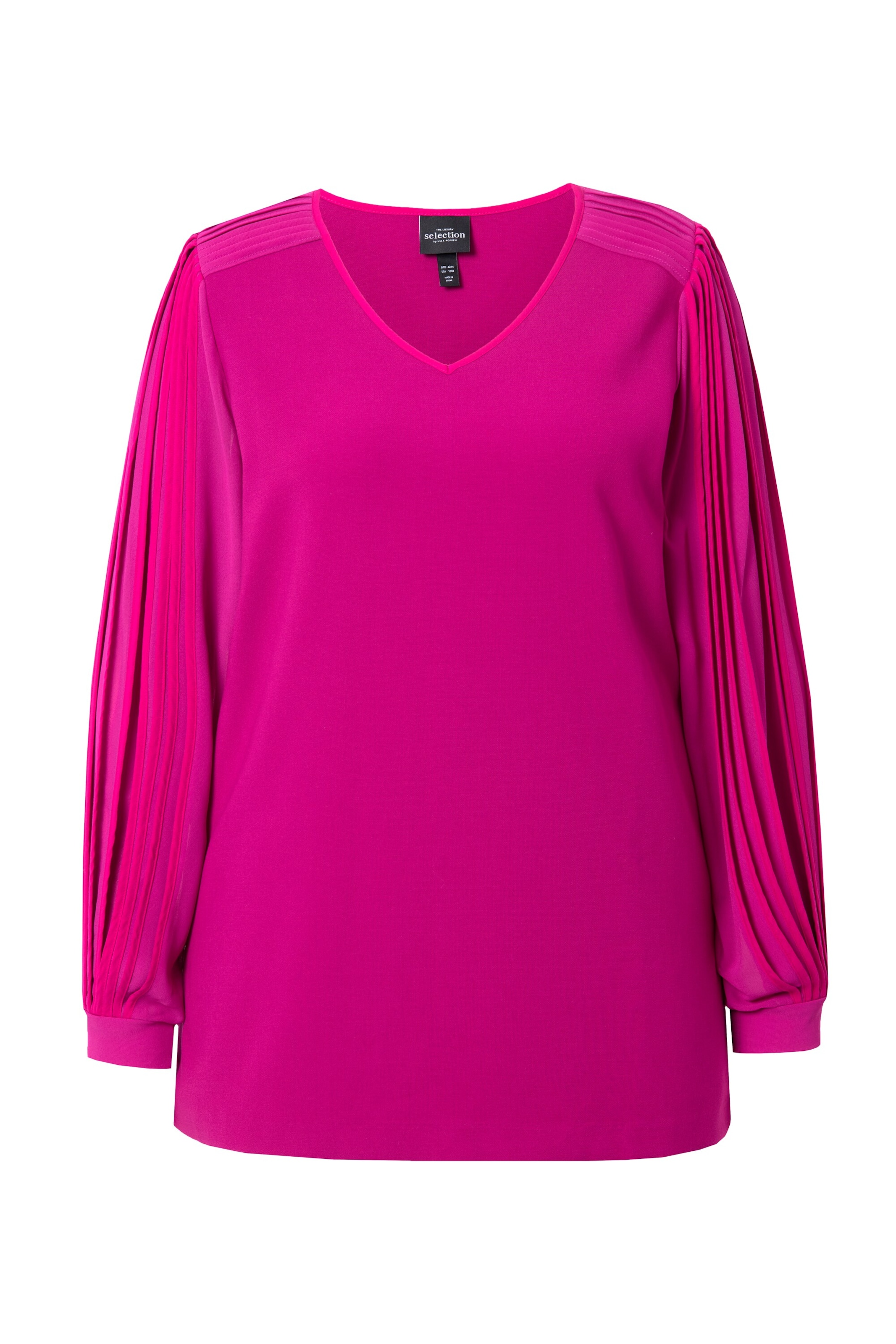 Ulla Popken Tuniek in Roze: voorkant