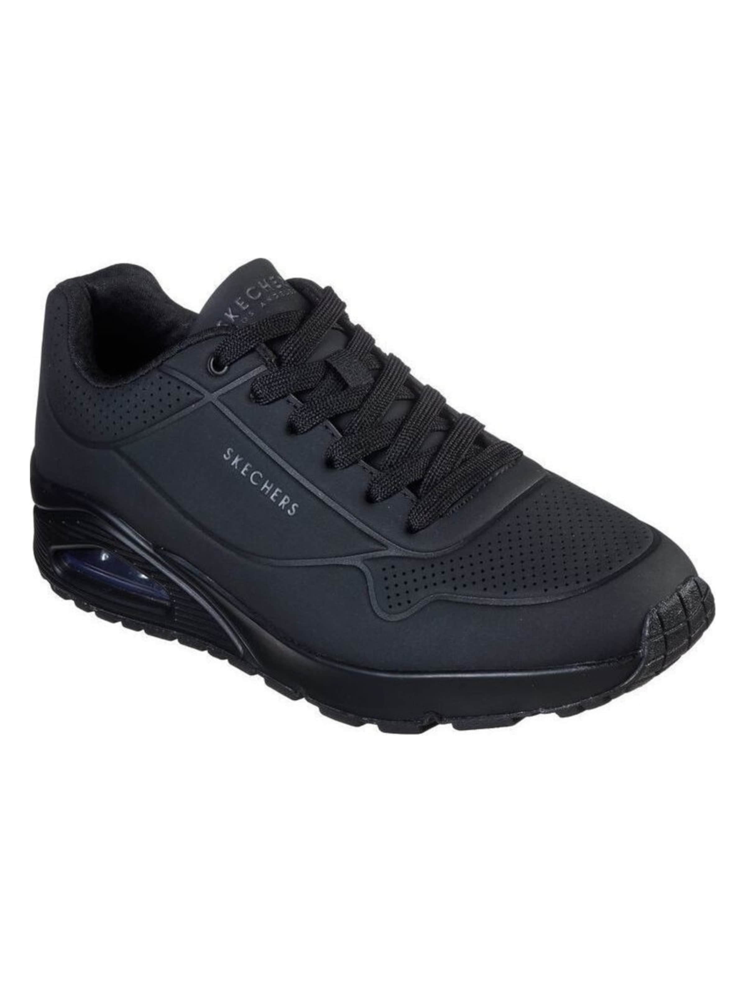 SKECHERS Sports shoe 'Uno-Stand On Air' in Black: front