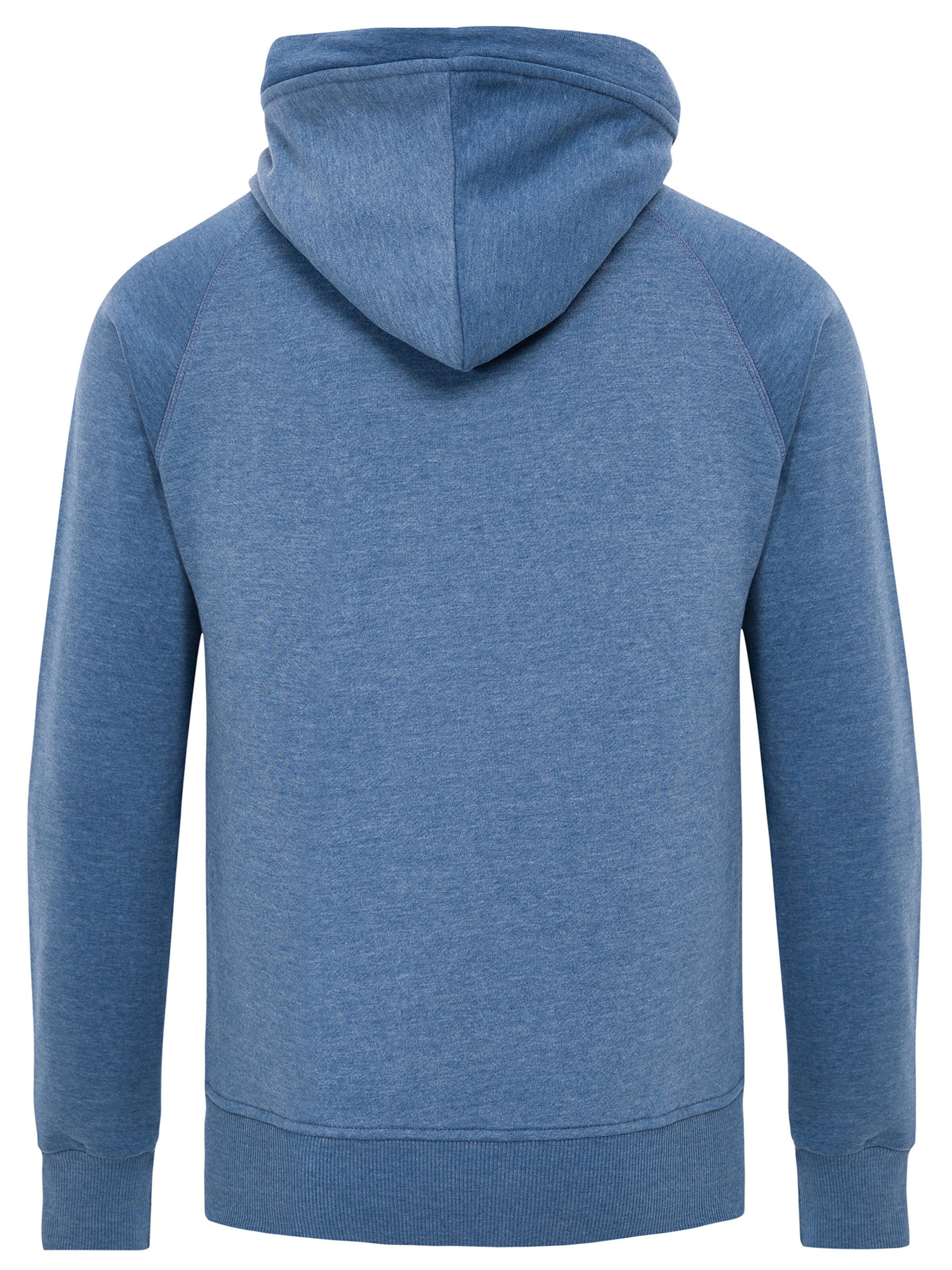 yazubi Zip-Up Hoodie 'Jacob' in Blue