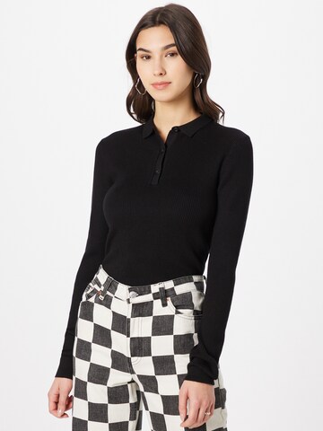 QS Sweater in Black: front