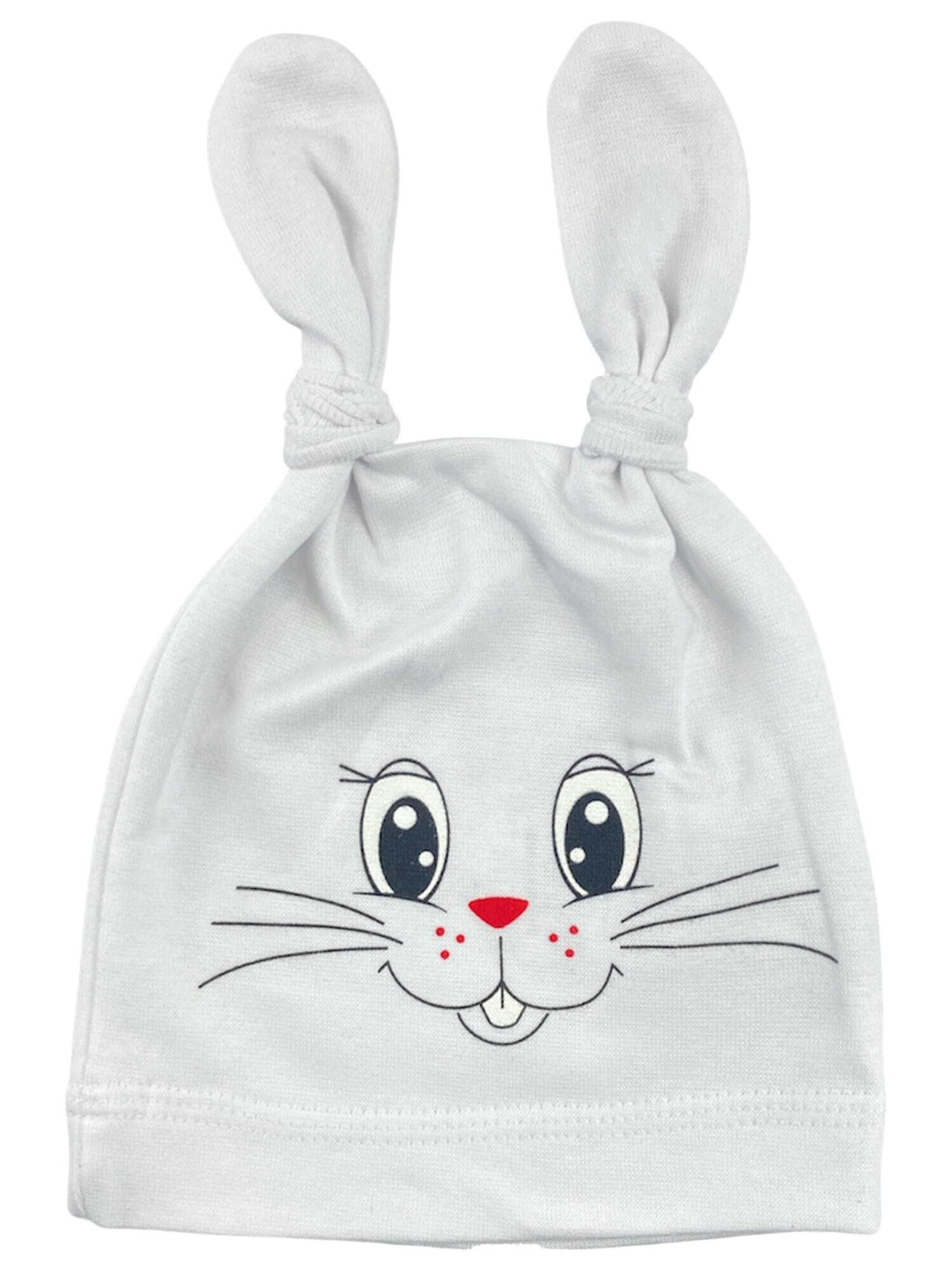 Aliap Muts in Wit: voorkant