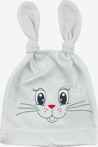 Aliap Beanie in White: front