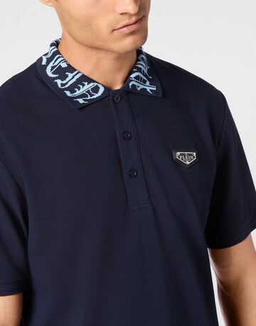 T-Shirt 'Gothic Plein' Philipp Plein en bleu