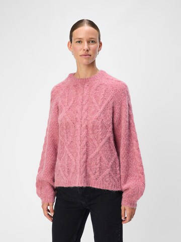 Pull-over OBJECT en rose : devant
