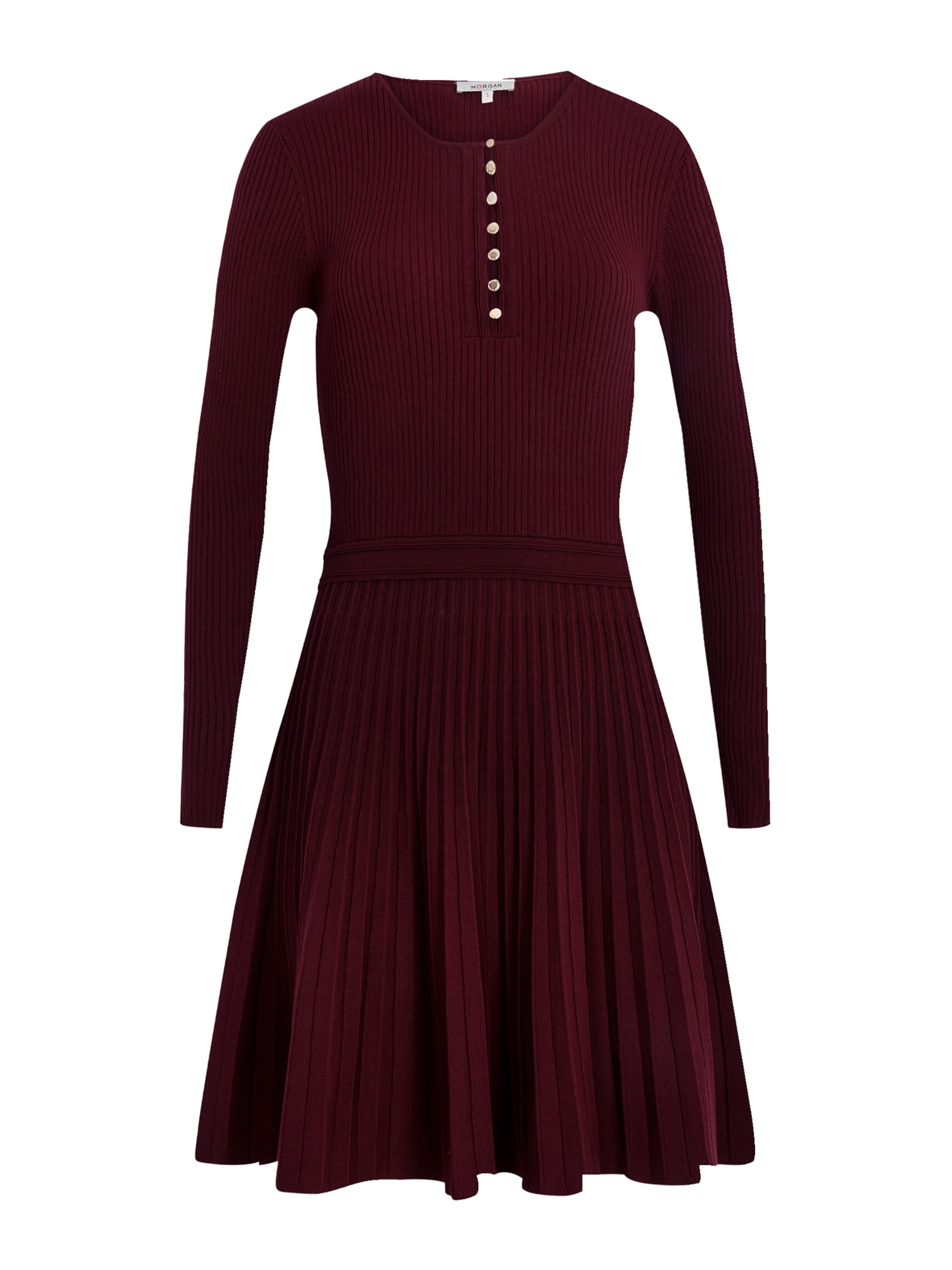 Morgan Knit dress in Purple: front