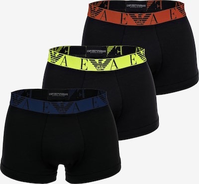 Emporio Armani Boxershorts in dunkelblau / gelb / rot / schwarz, Produktansicht
