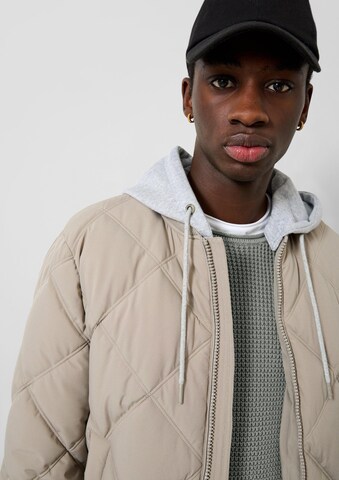 Veste d’hiver QS en marron : devant