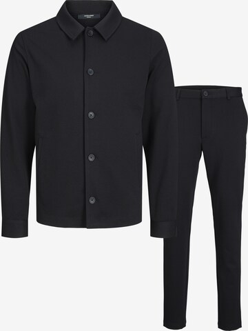 JACK & JONES regular Jakkesæt i sort: forside