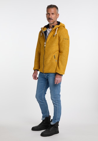 Veste en polaire Schmuddelwedda en jaune