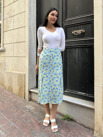 For You Moda Rok in Blauw