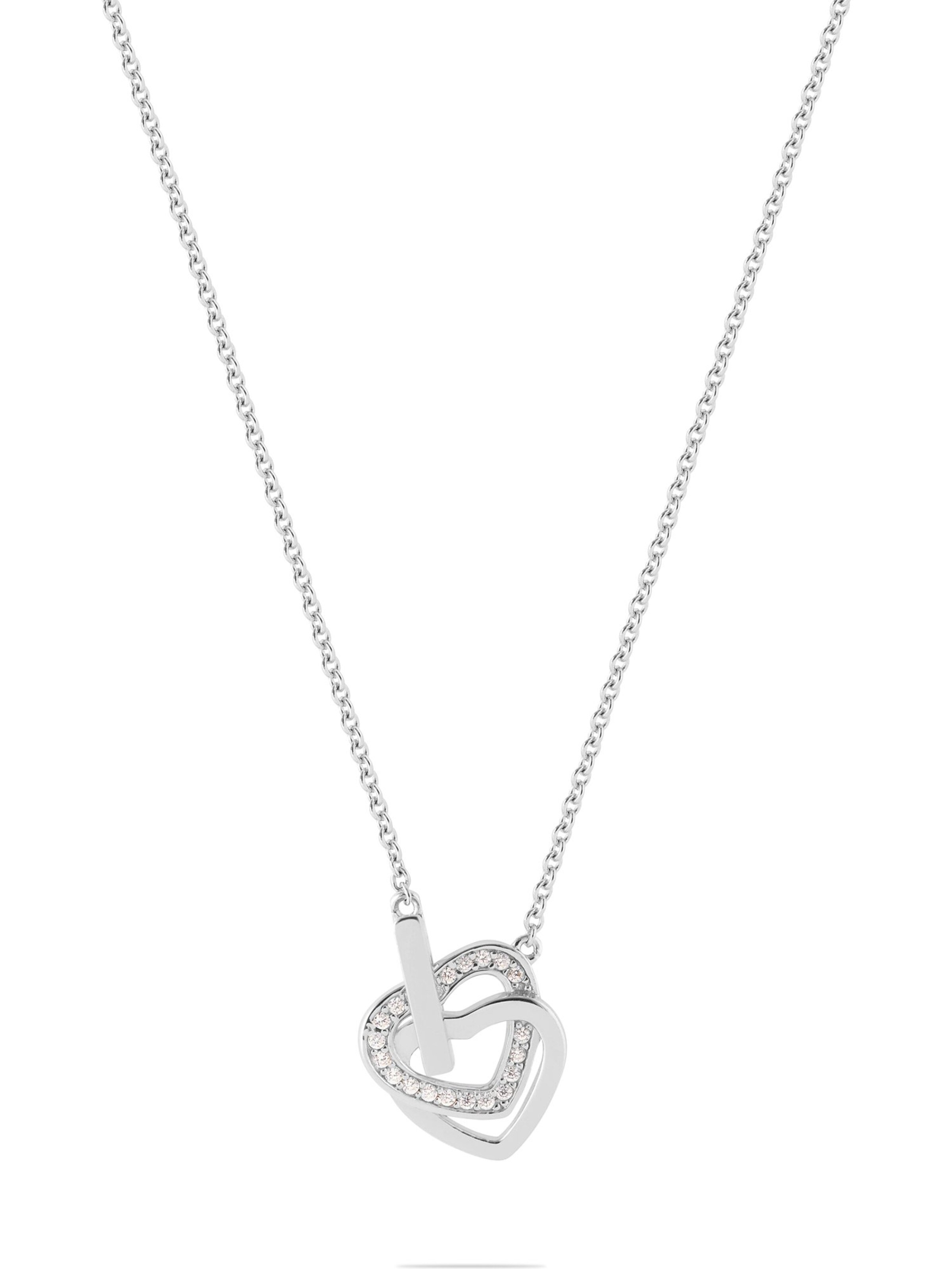 JETTE Necklace in Silver: front