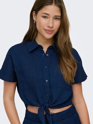 ONLY Blouse 'leoni' in Blauw