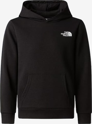 THE NORTH FACE Urheilullinen collegepaita värissä musta: etupuoli