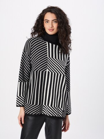 LA STRADA UNICA Sweater 'Abita' in Black: front