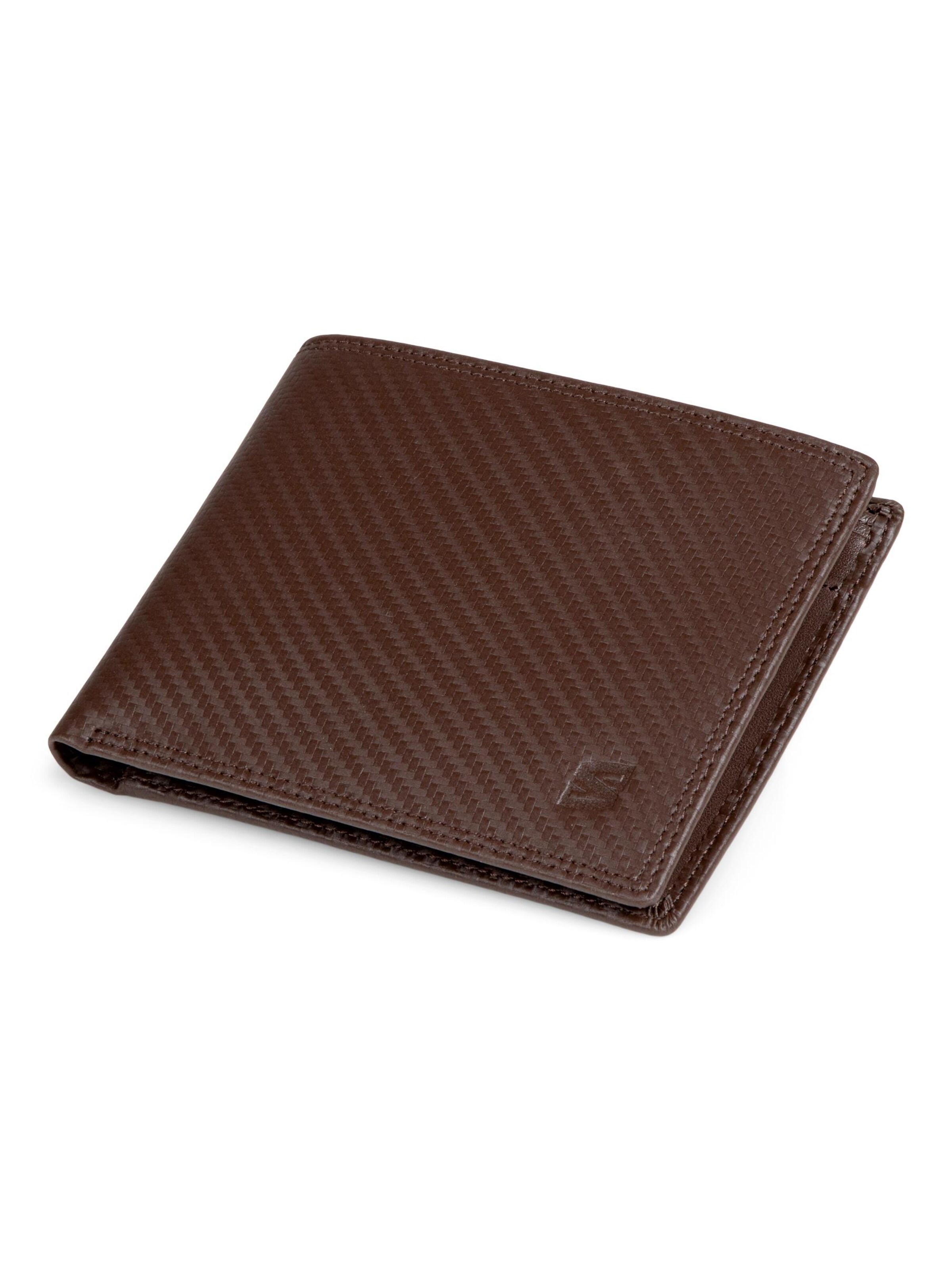 SERASAR Wallet 'Carbon' in Brown