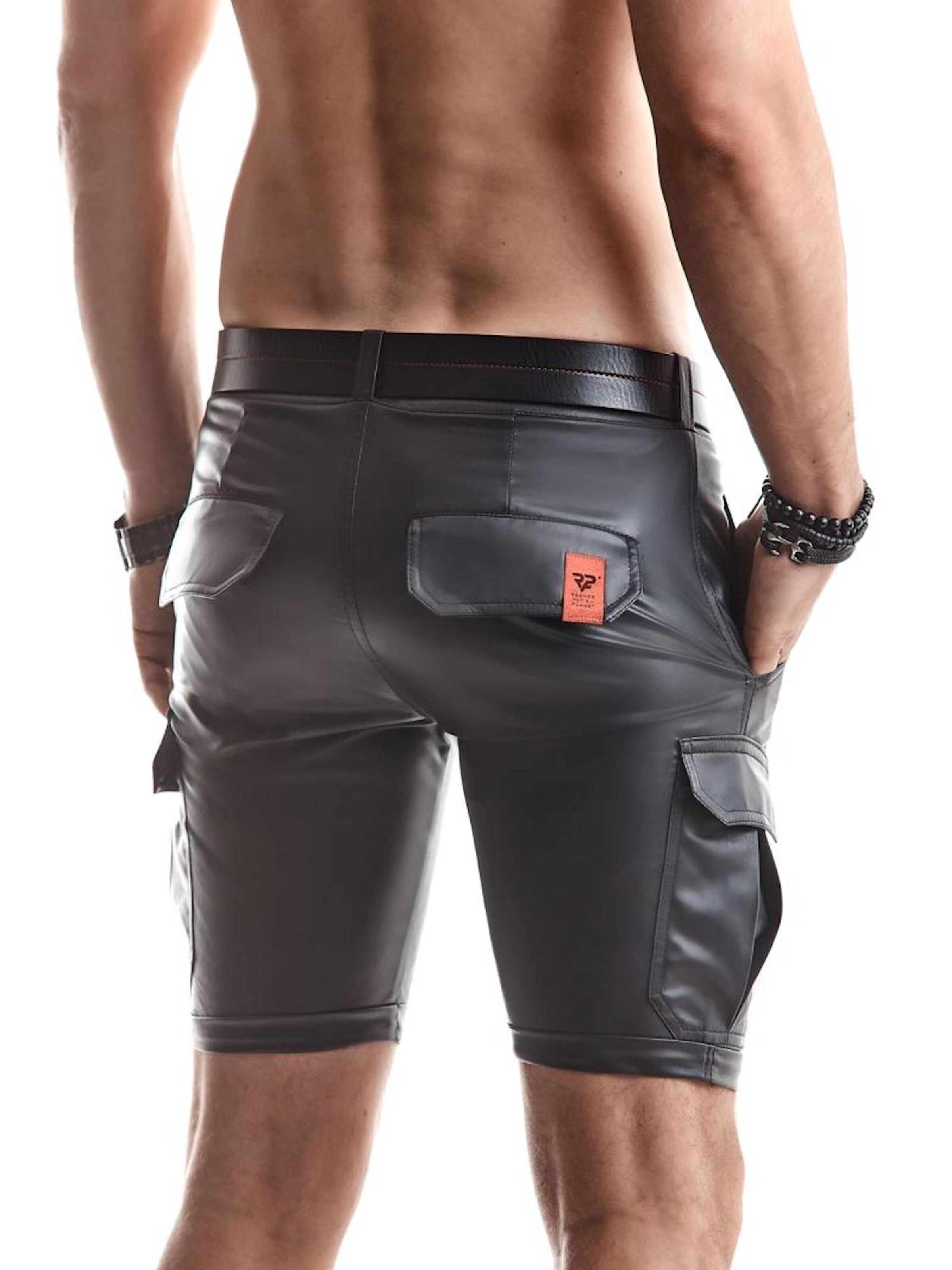 Regnes Fetish Planet Regular Cargo Pants 'Lorenzo' in Black