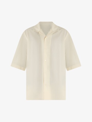 Studio Seidensticker Regular fit Overhemd in Beige: voorkant