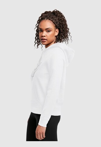 Merchcode Sweatshirt 'Peace - Scribble Hand' in Weiß