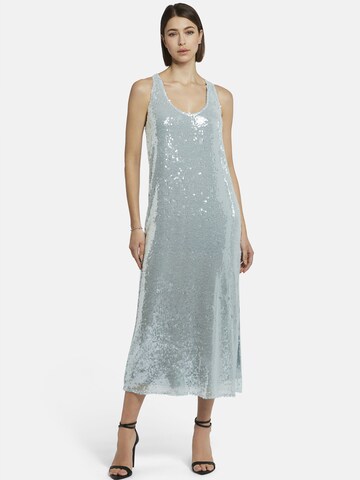 Robe de soirée Nicowa en bleu : devant
