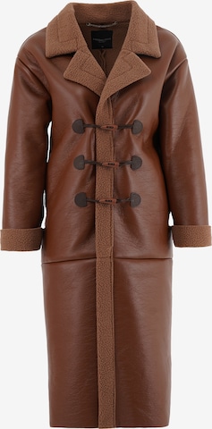 FRESHLIONS Winter Coat 'Bosten' in Brown: front