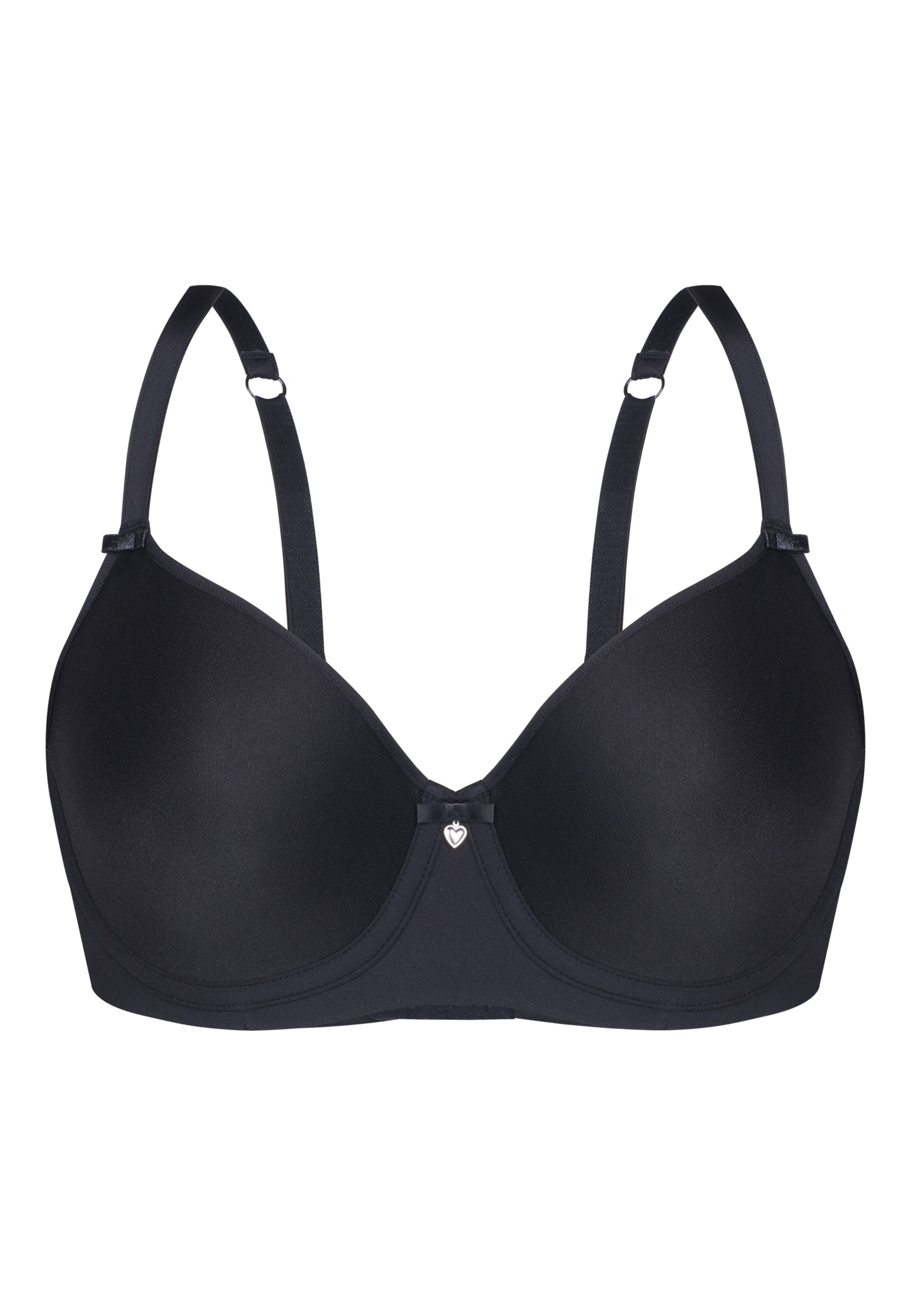 sassa Spacer-BH 'LOVELY SECRET' in Schwarz: Vorderseite