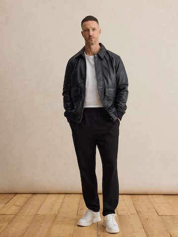 DAN FOX APPAREL Демисезонная куртка 'Torben' в Черный