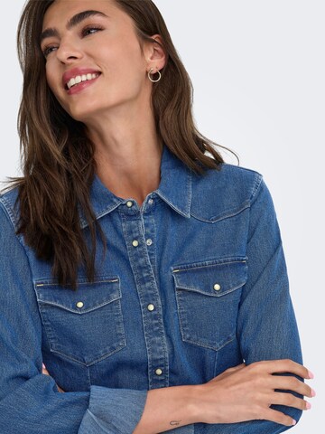 ONLY Bluse 'ONLSasia' i blå