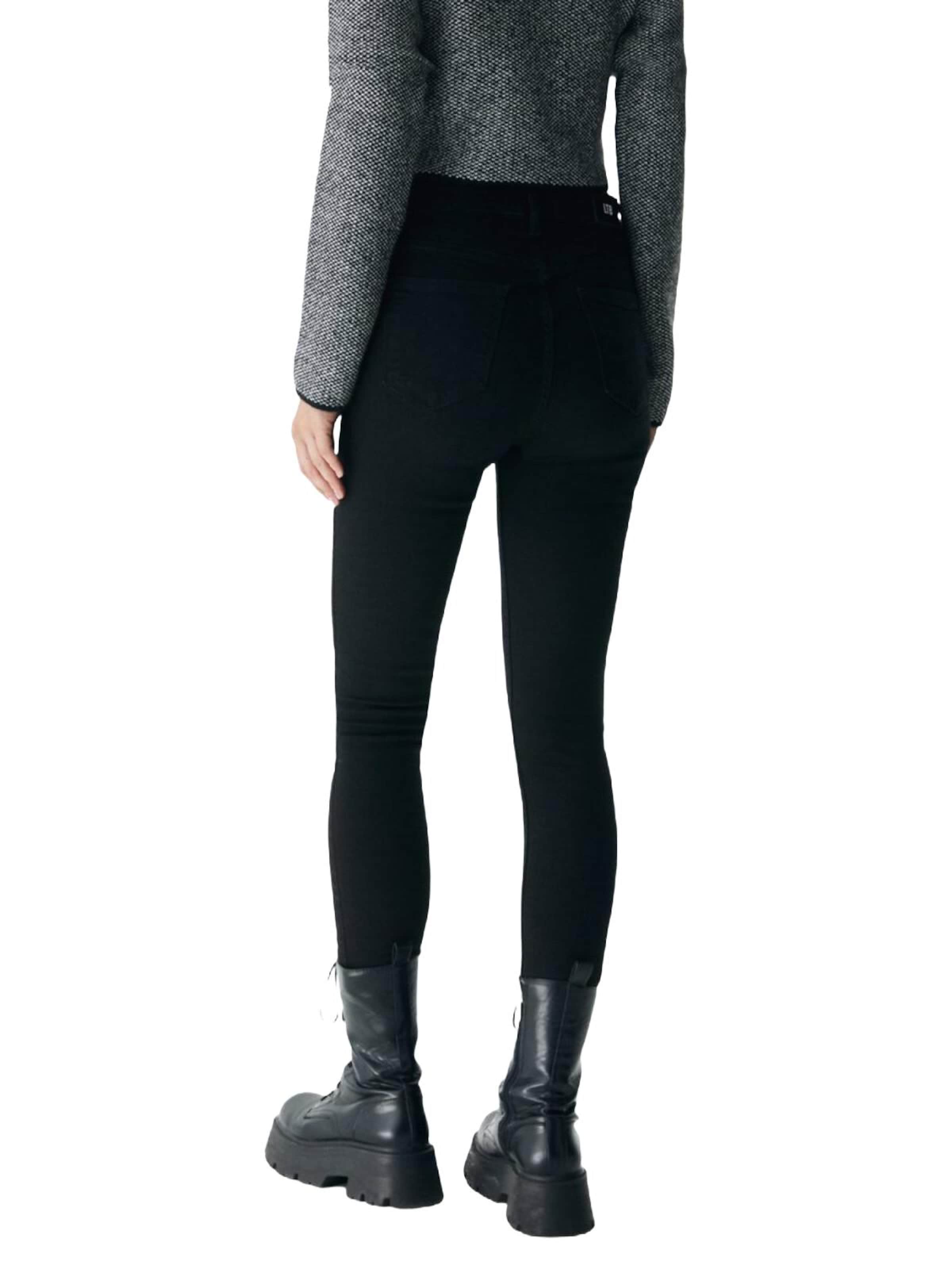 LTB Jeans Skinny Jeans 'LTB Jeans Damen Tanya X Skinny Leg Mid Waist Jeanshose' in Zwart