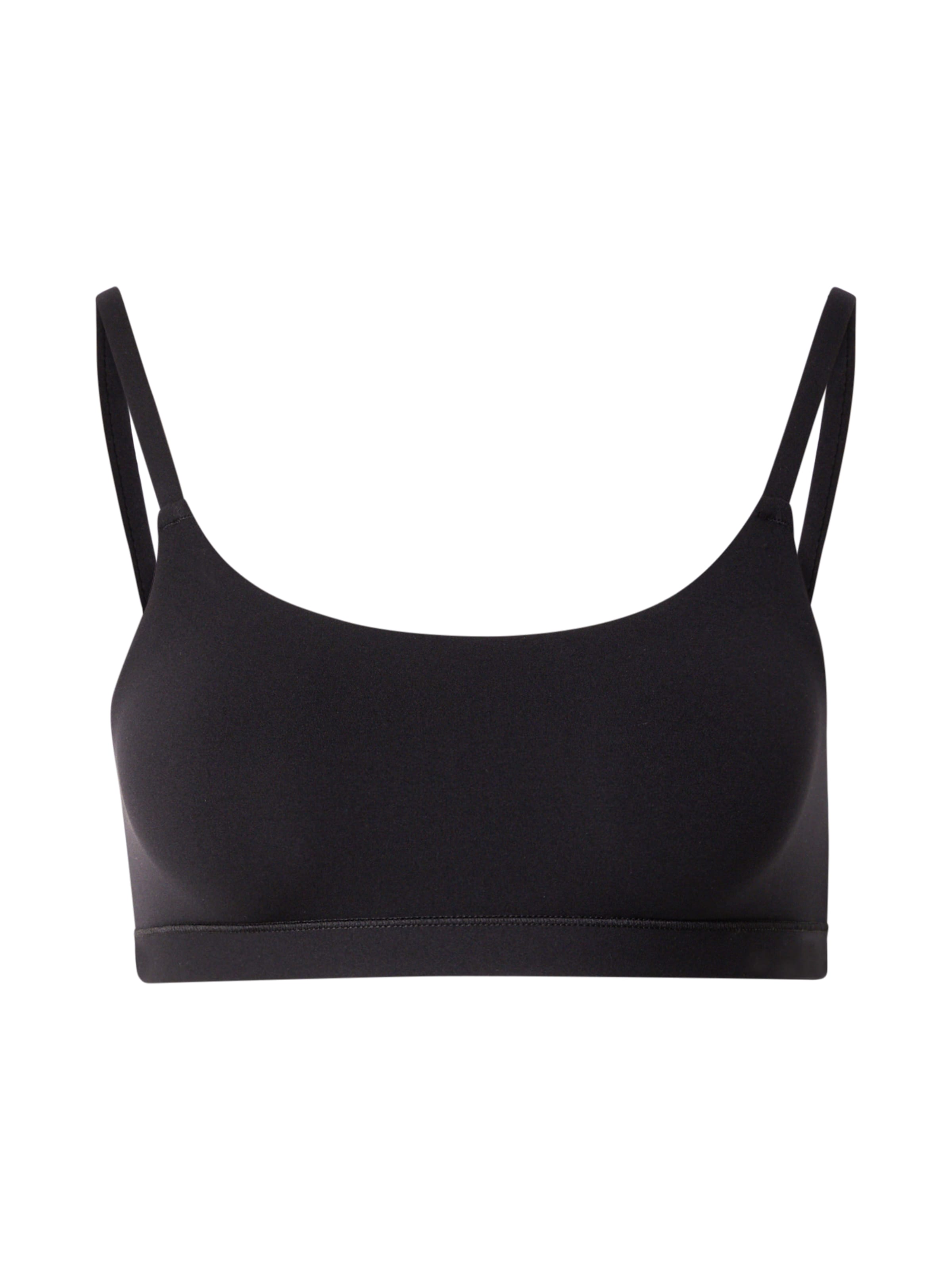 ONLY - Bustier Sujetador 'ONLPEACHY' en negro: frente