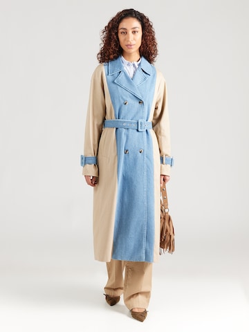 Manteau mi-saison 'VIBERA' VILA en bleu : devant