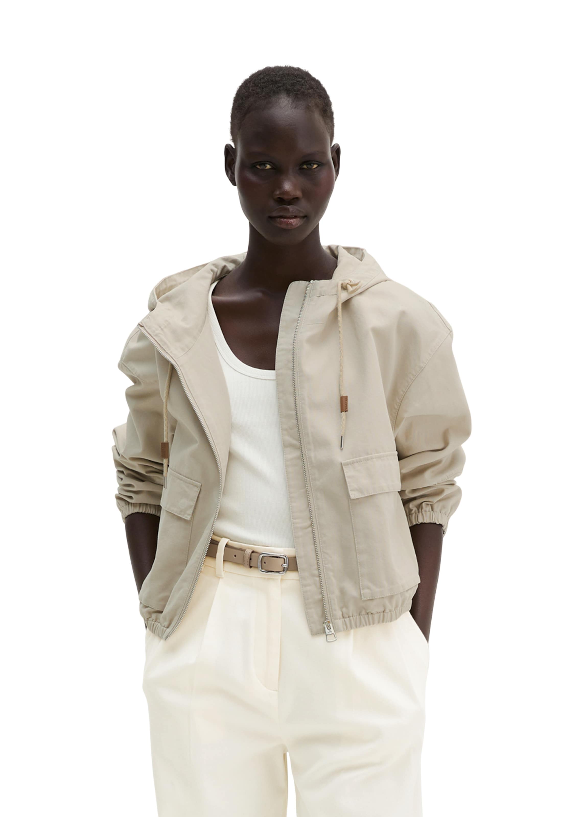 Marc O'Polo Between-season jacket in Beige: front
