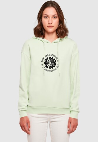 Merchcode Sweatshirt 'All Good Everyday' in Grün: Vorderseite